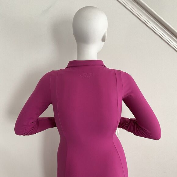 Vitality Balance Fuchsia Tati Long Sleeve Dress 1/4 Zip Athletic Exercise L - Picture 11 of 14